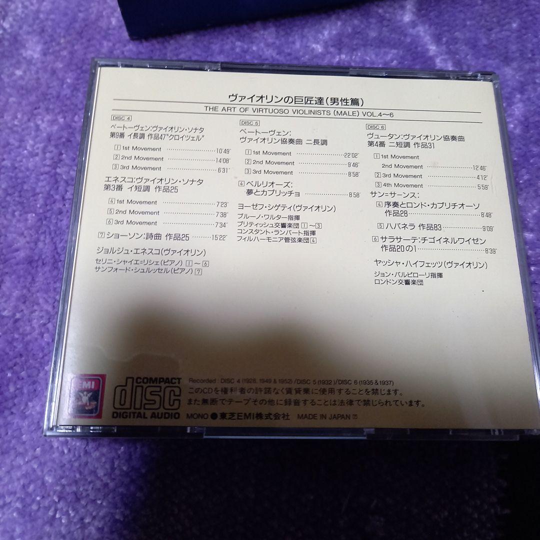 ヴァイオリンの巨匠の　男性篇