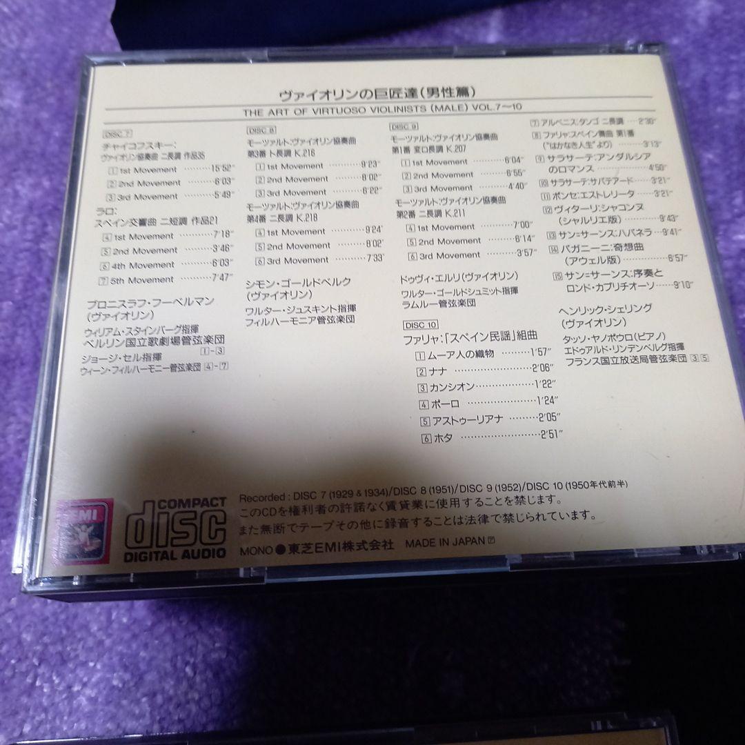 ヴァイオリンの巨匠の　男性篇