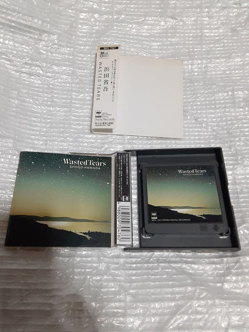 帯付き MD 浜田省吾 WASTED TEARS SRYL7047