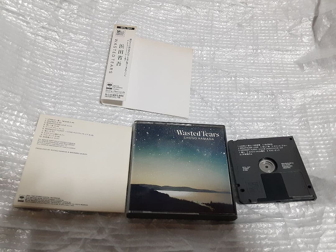 帯付き MD 浜田省吾 WASTED TEARS SRYL7047