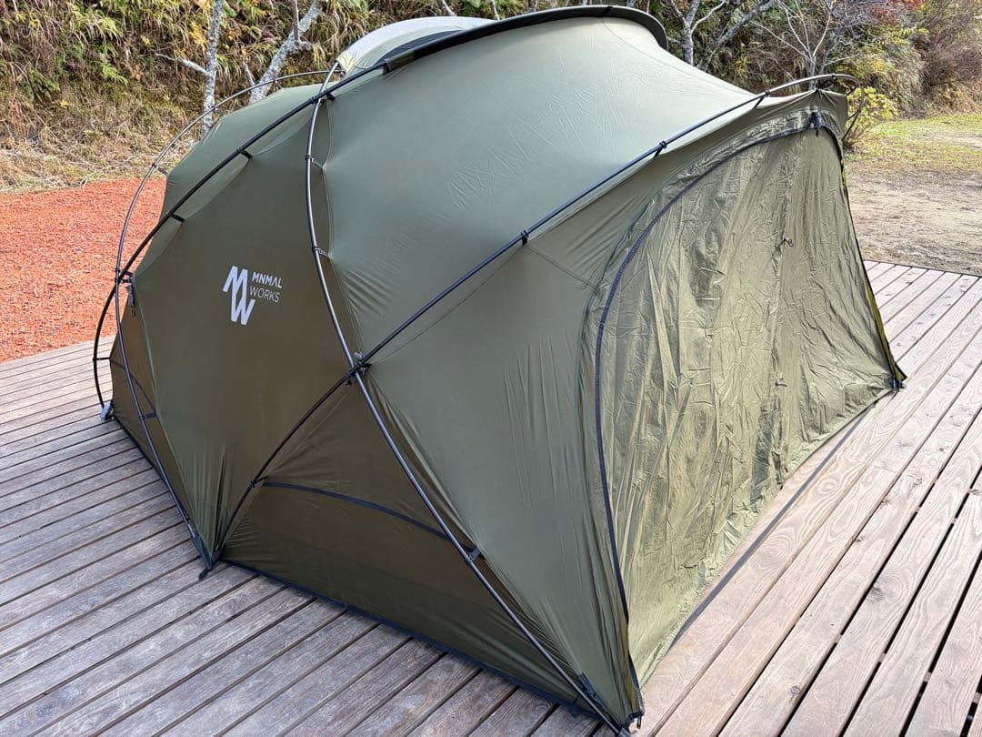 ミニマルワークス シェルターG メッシュドア2/TPUドア1/グランドシート付き