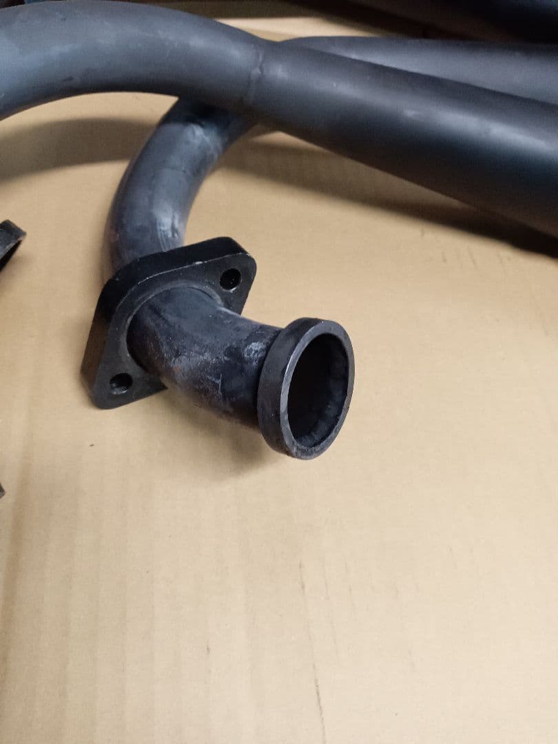 KH400　マッハ400SS 　フレンズ３本爆竹チャンバー（バラチャン）良品