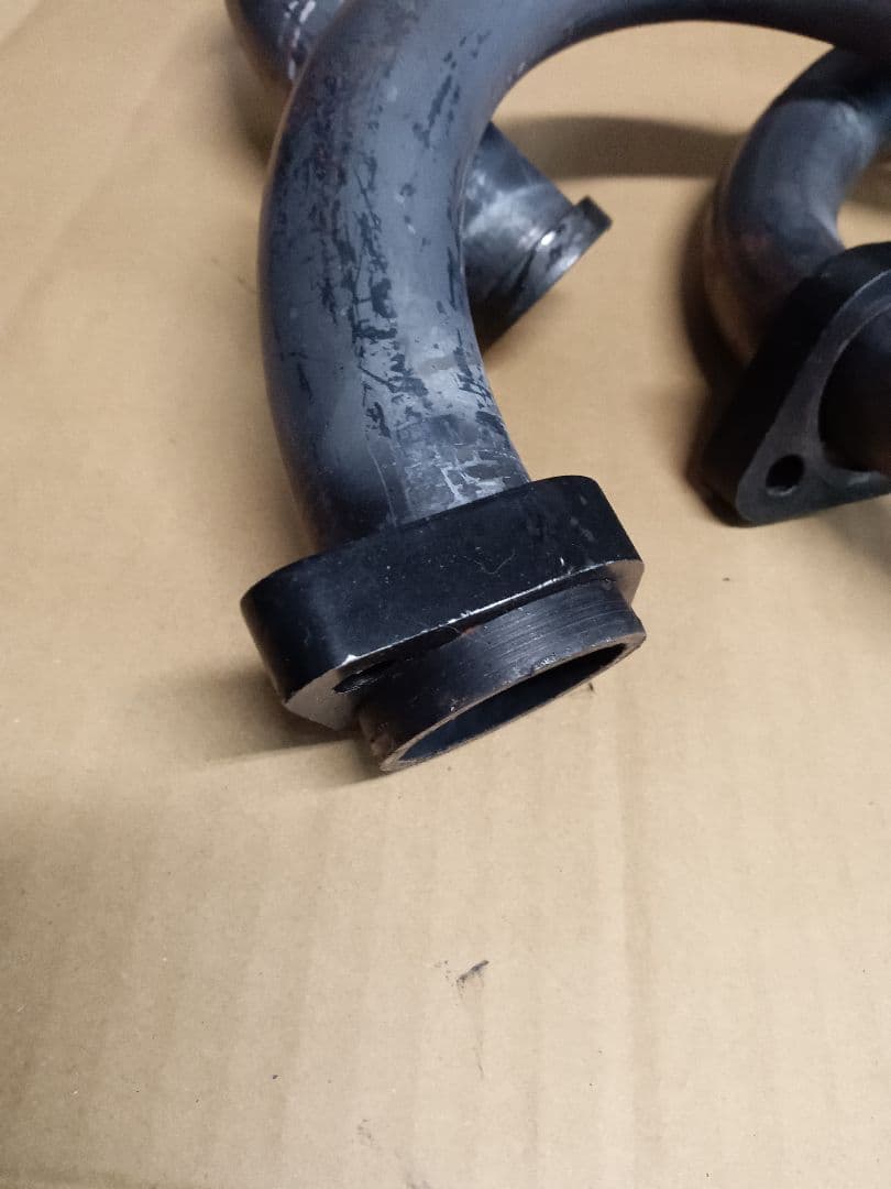 KH400　マッハ400SS 　フレンズ３本爆竹チャンバー（バラチャン）良品