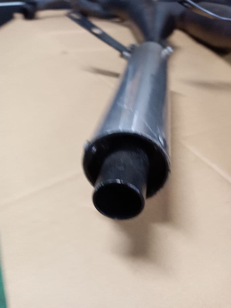 KH400　マッハ400SS 　フレンズ３本爆竹チャンバー（バラチャン）良品