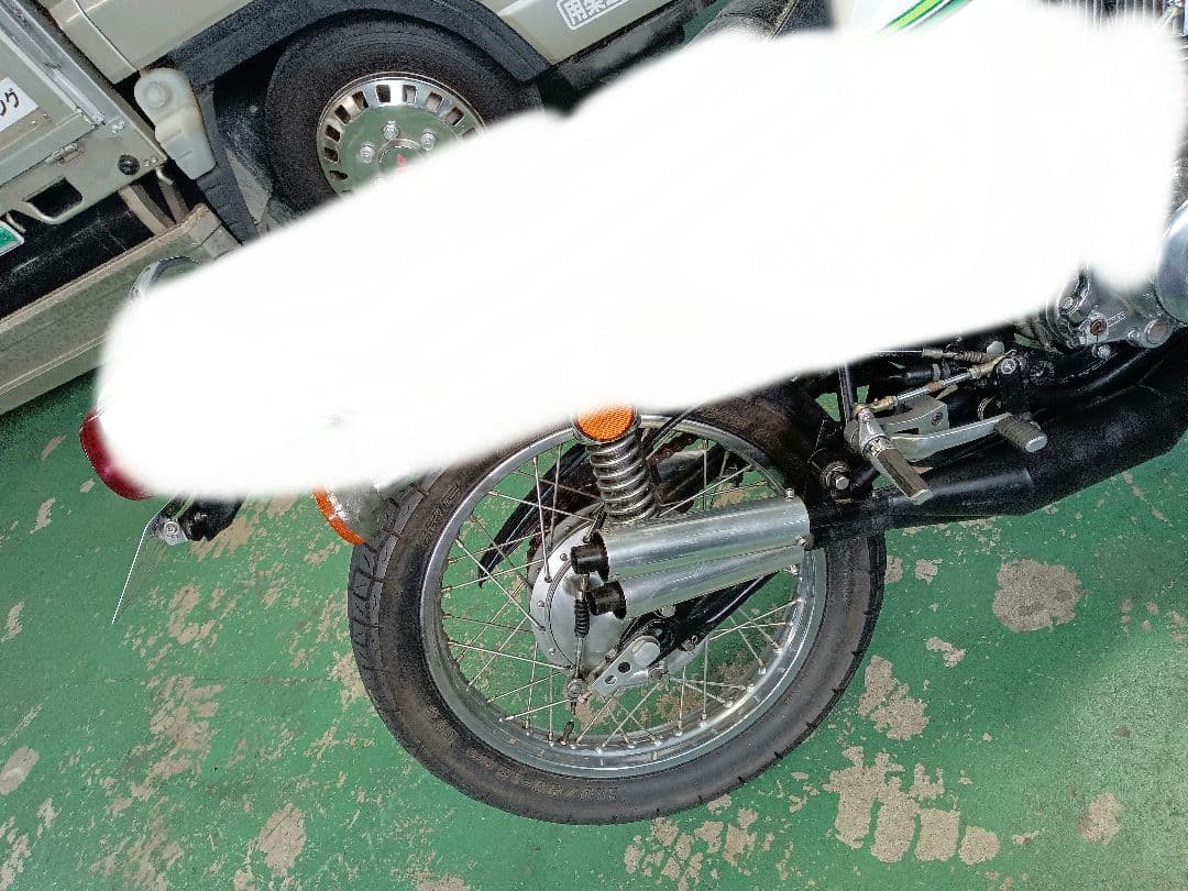 KH400　マッハ400SS 　フレンズ３本爆竹チャンバー（バラチャン）良品