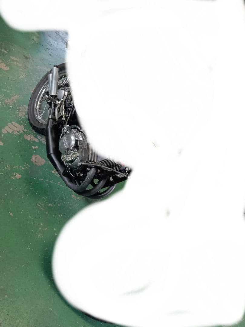 KH400　マッハ400SS 　フレンズ３本爆竹チャンバー（バラチャン）良品