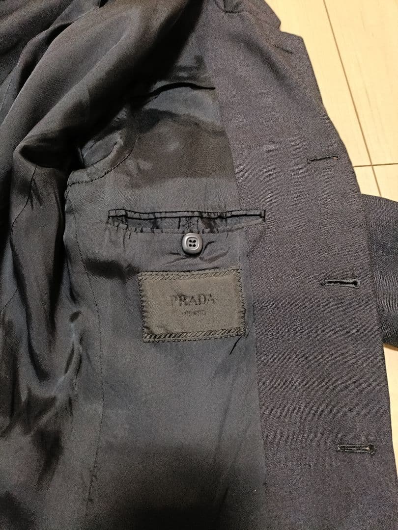 プラダ 3Bテーラードジャケット ブラック サイズ44R
