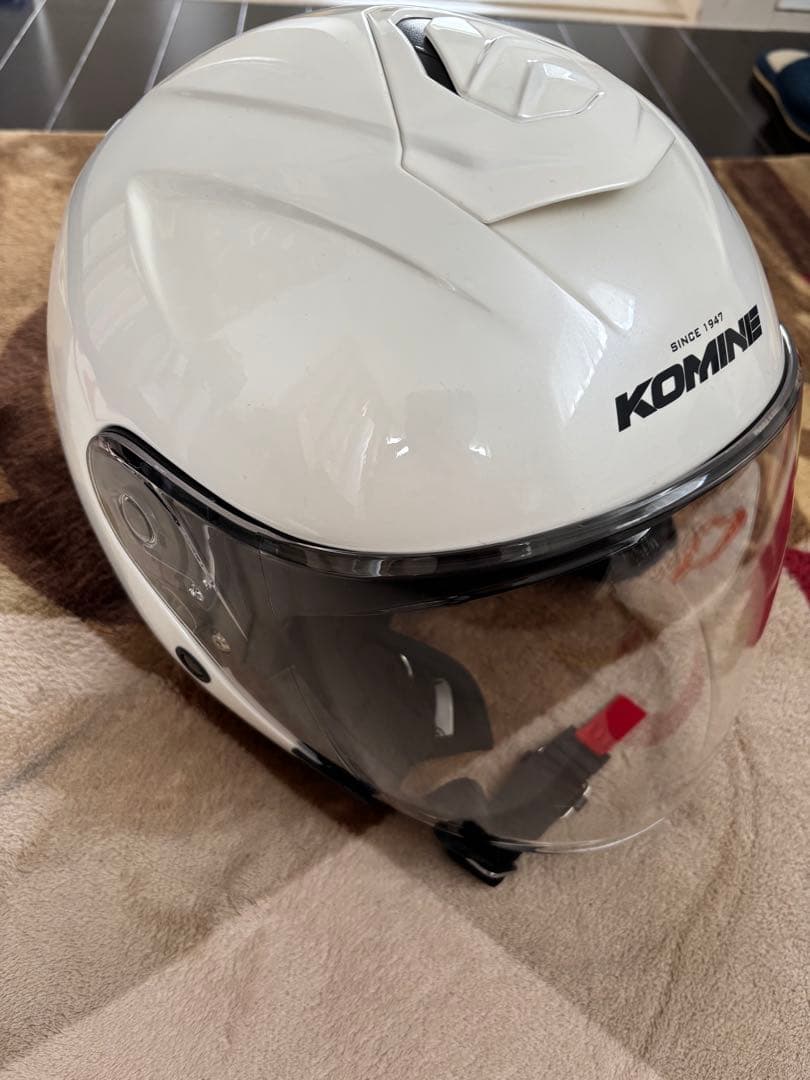 KOMINE ジェットヘルメット ホワイト　HK-172 XL
