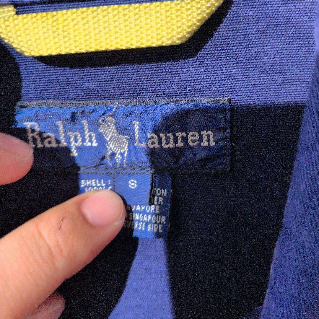 激レア　93POLO　ラルフローレン　ファイヤーマンジャケット　レザー