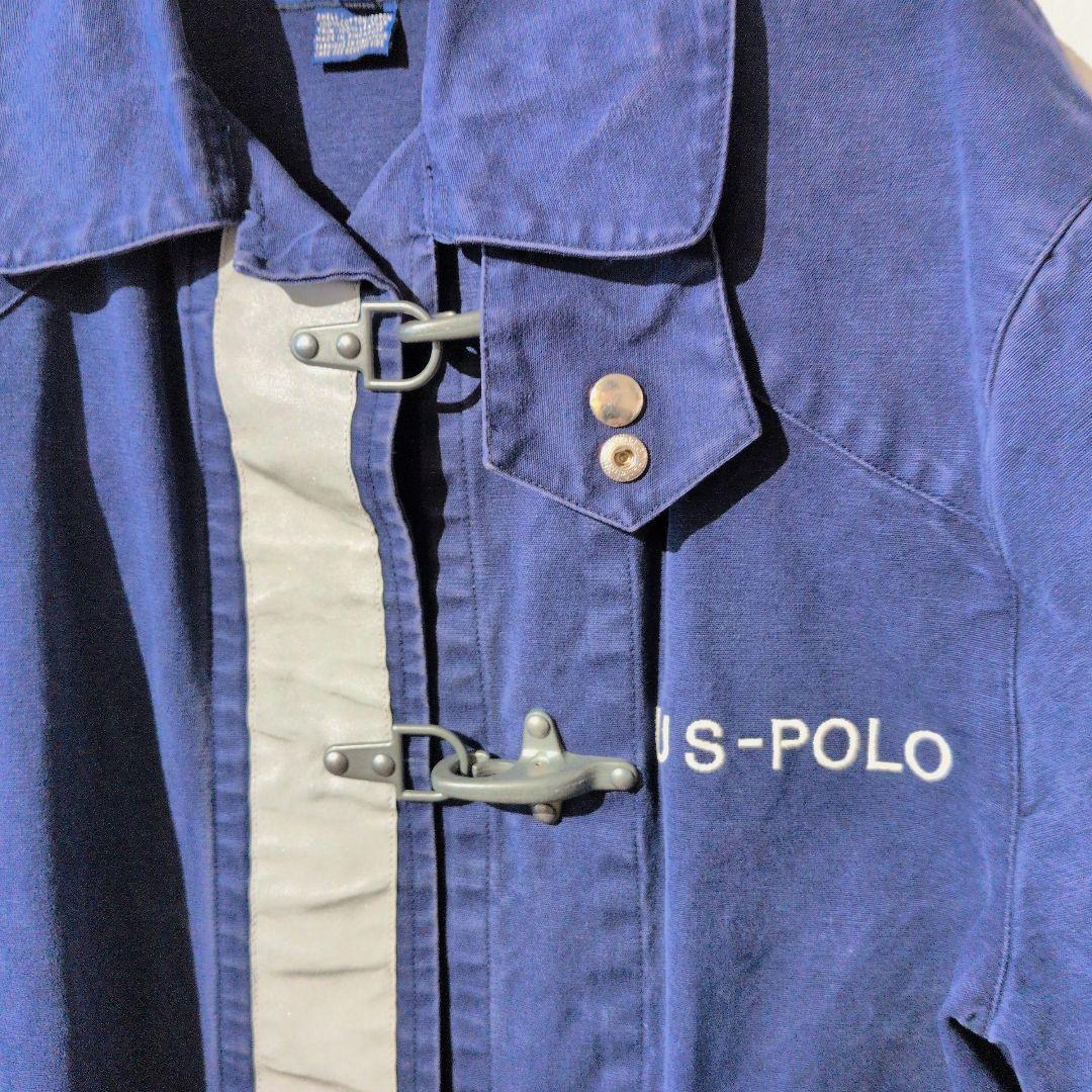 激レア　93POLO　ラルフローレン　ファイヤーマンジャケット　レザー