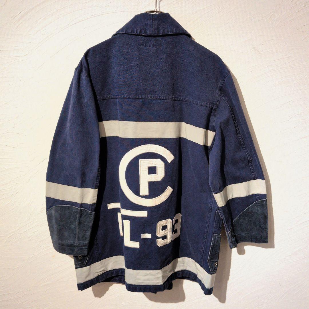 激レア　93POLO　ラルフローレン　ファイヤーマンジャケット　レザー