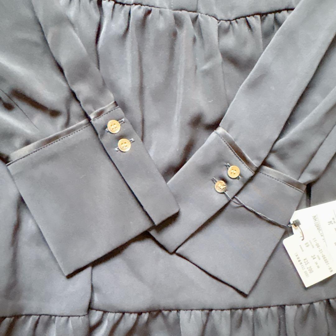 新品✨トゥモローランド ボールジィ パウダリーサテンティアードロングワンピース