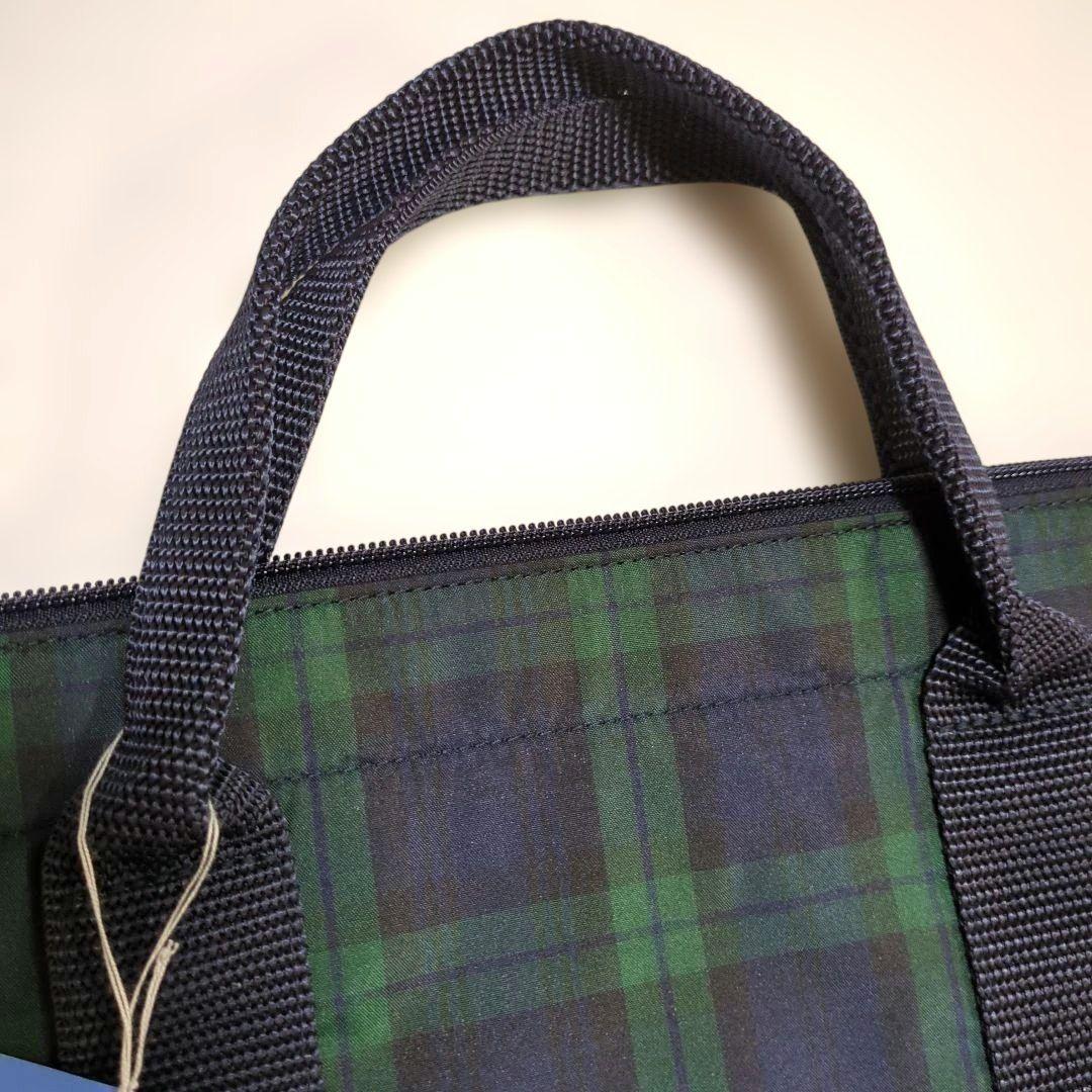 【新品未使用】familiar ファミリア　ブラックウォッチ　トートバッグ