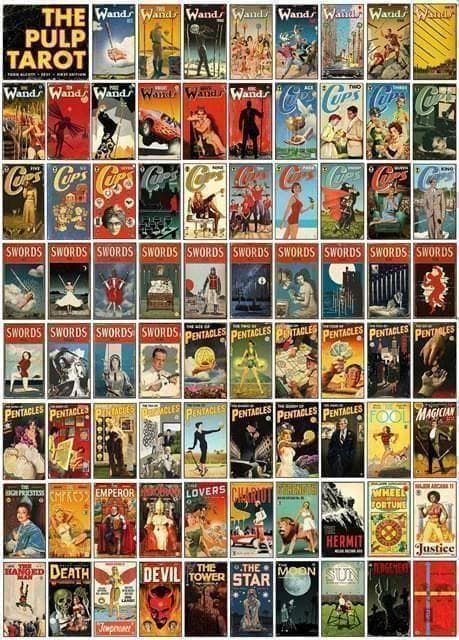 【正規品】The Pulp Tarot ザ・パルプタロット／レトロ ヴィンテージ