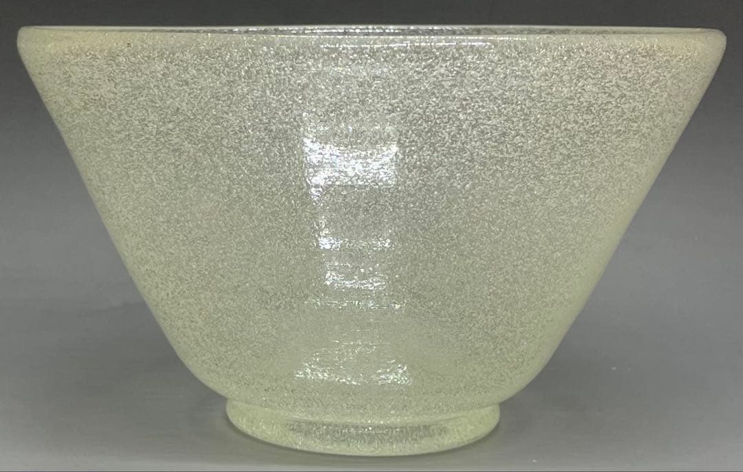 倉敷ガラス　小谷真三　吹きガラス　大鉢　サラダボウル　b9943