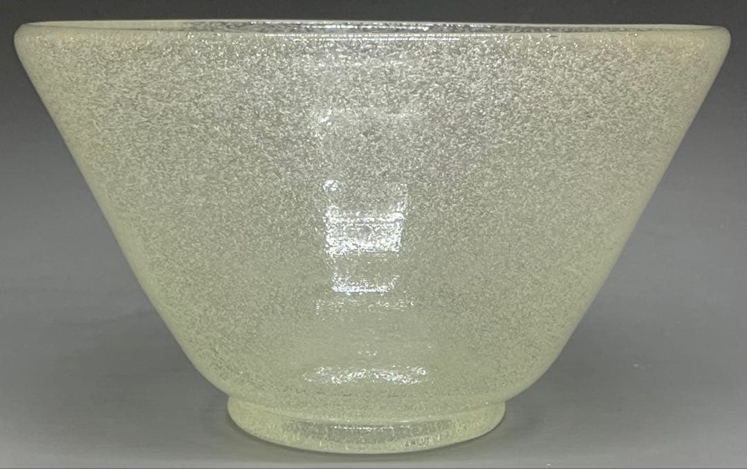 倉敷ガラス　小谷真三　吹きガラス　大鉢　サラダボウル　b9943