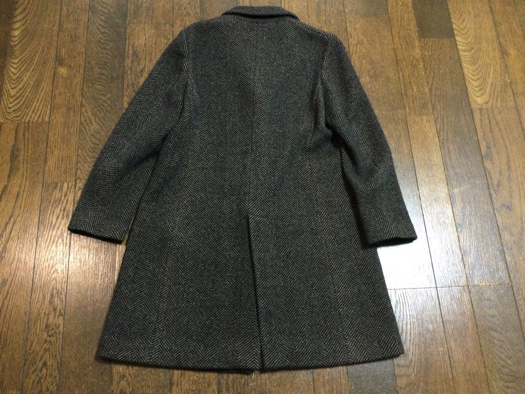 ダーマコレクション　カシミヤヘリンボーンコート