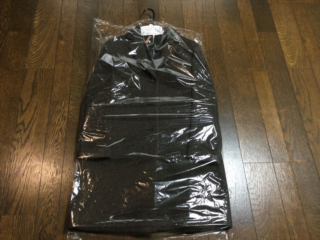 ダーマコレクション　カシミヤヘリンボーンコート