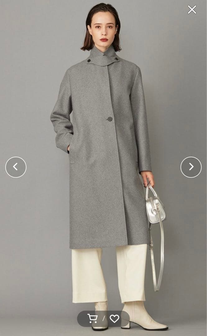 ICB 00号　軽い！ウールライトメルトン チェスターコート