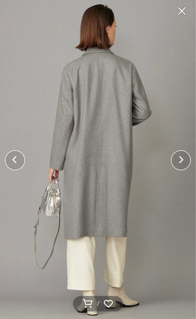 ICB 00号　軽い！ウールライトメルトン チェスターコート