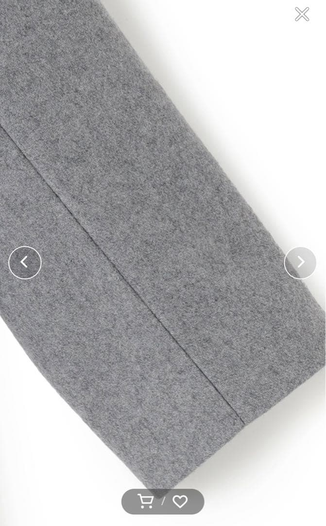 ICB 00号　軽い！ウールライトメルトン チェスターコート