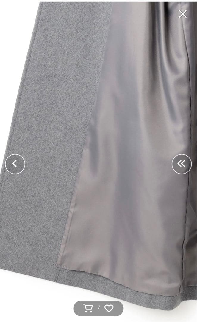 ICB 00号　軽い！ウールライトメルトン チェスターコート