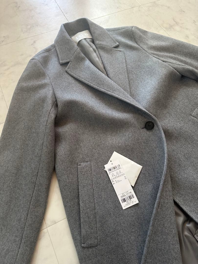 ICB 00号　軽い！ウールライトメルトン チェスターコート