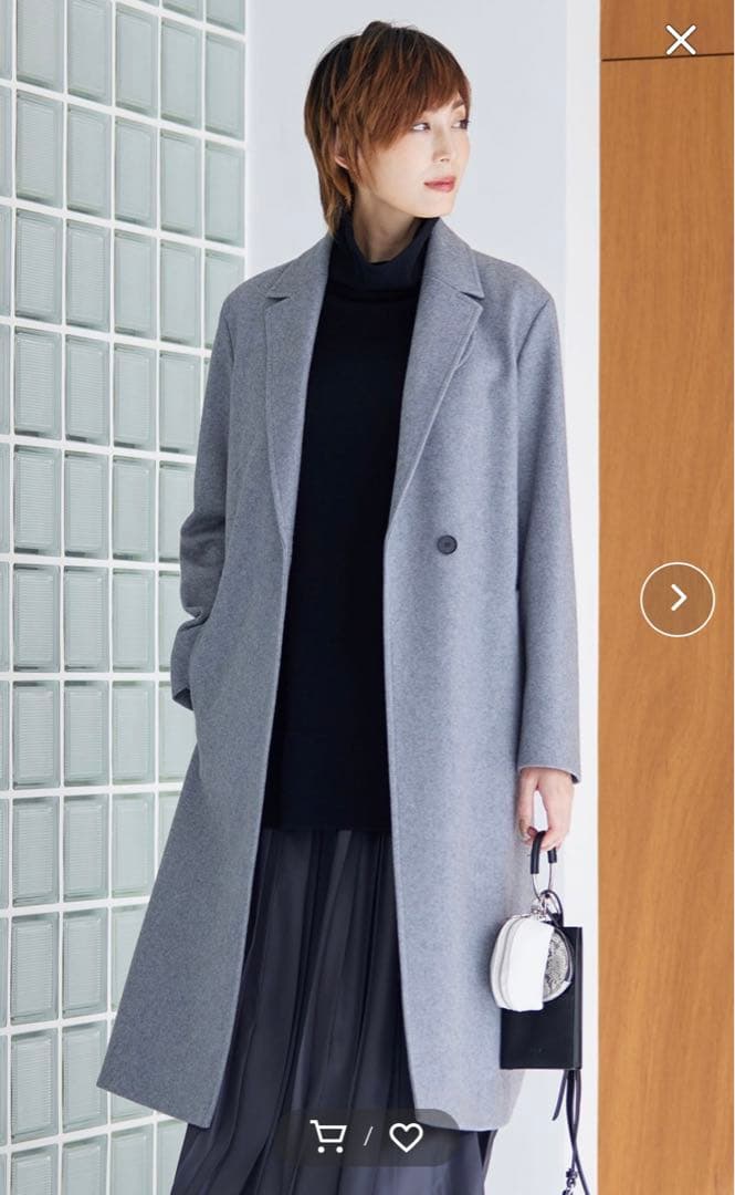 ICB 00号　軽い！ウールライトメルトン チェスターコート