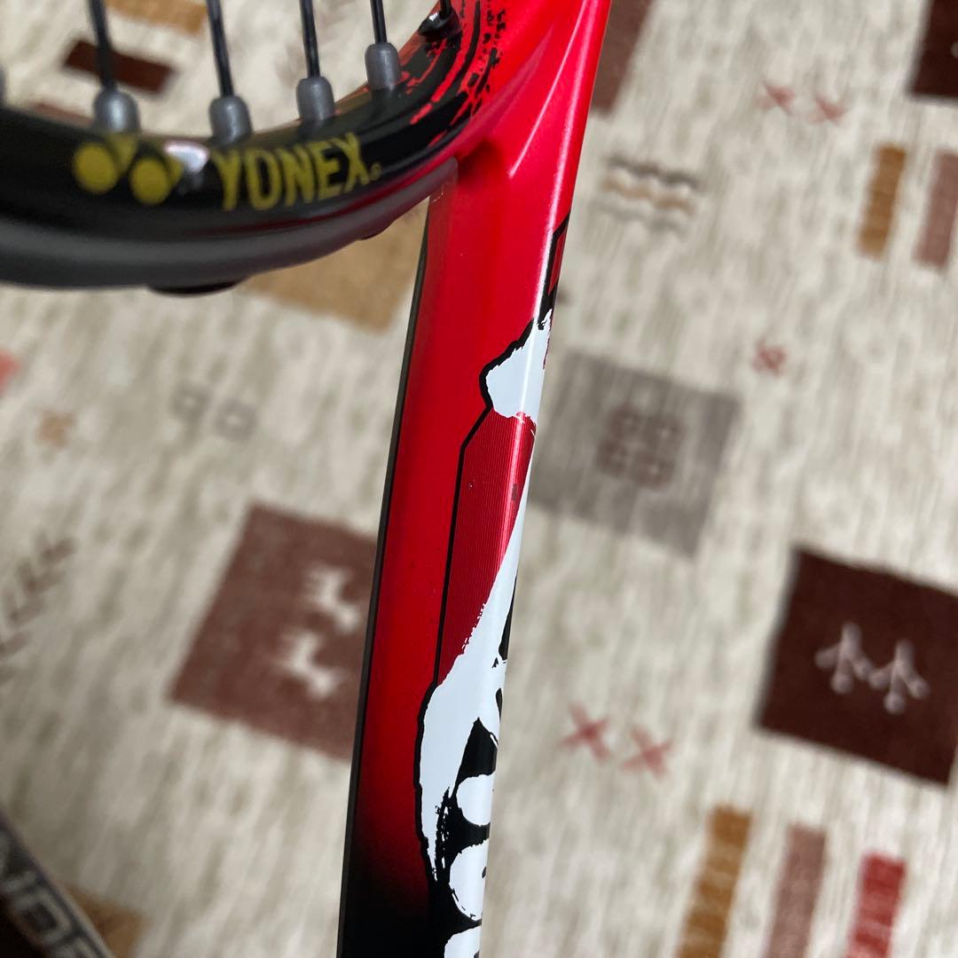 YONEX ナノフォース8Vレブ フレイムレッド UL1 美品 廃盤カラー