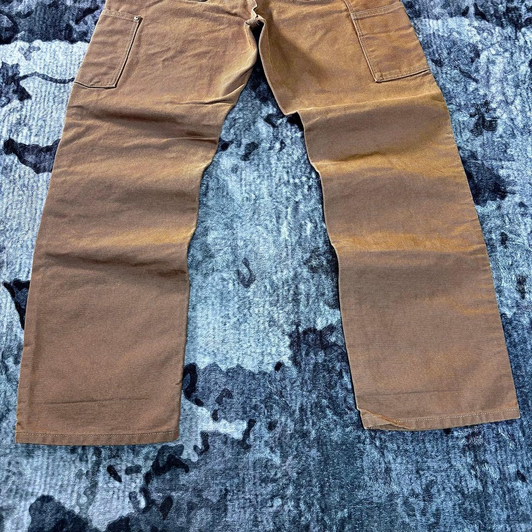 コメ欄セール！USA Carhartt ダブルニー ブラウン 29×30 B01