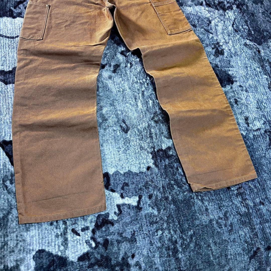 コメ欄セール！USA Carhartt ダブルニー ブラウン 29×30 B01