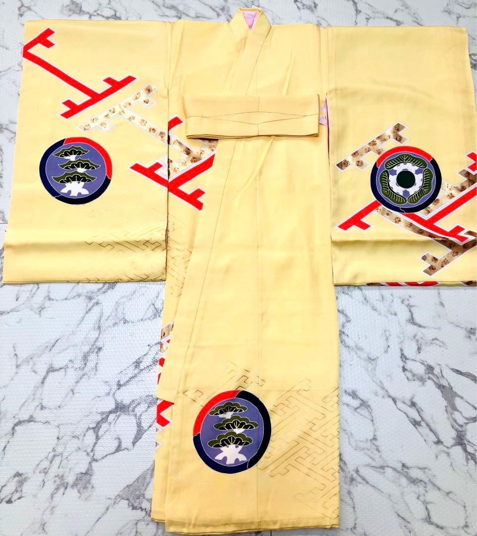 【新品未使用】お宮参り産着 祝い着 赤ちゃん女の子用　着物　襦袢