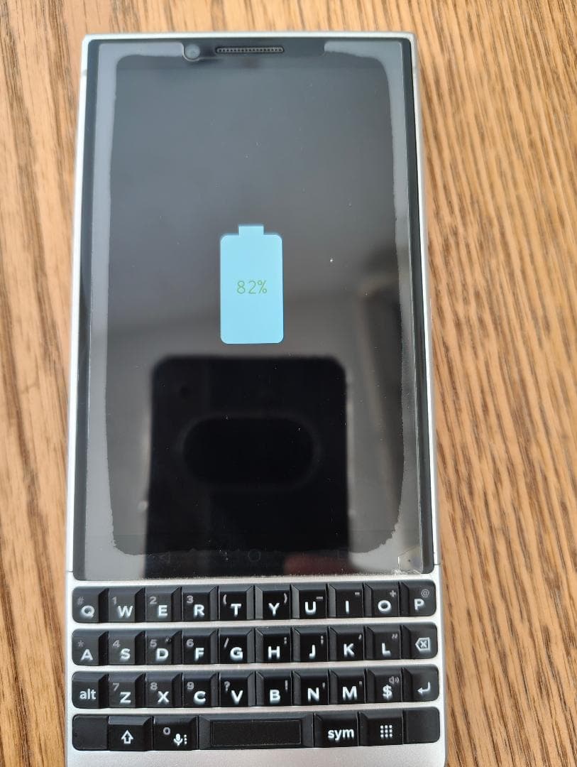 【美品】BlackBerry KEY2 64GB/6GB シルバー SIMフリー