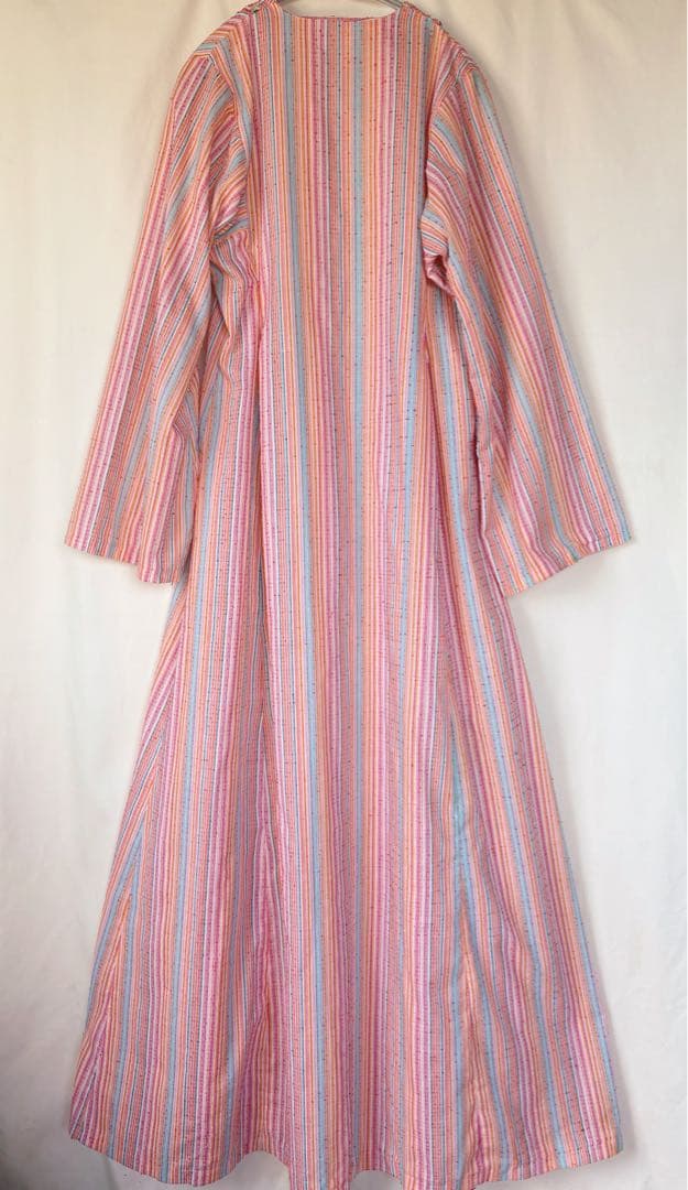 70s vintage ストライプ ワンピース