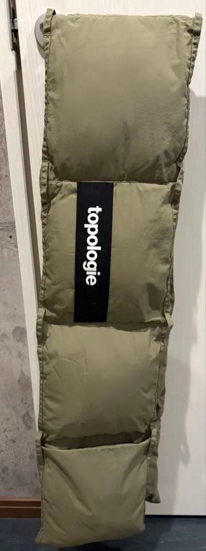 topologie マフラー Puffer Scarf モスグリーン