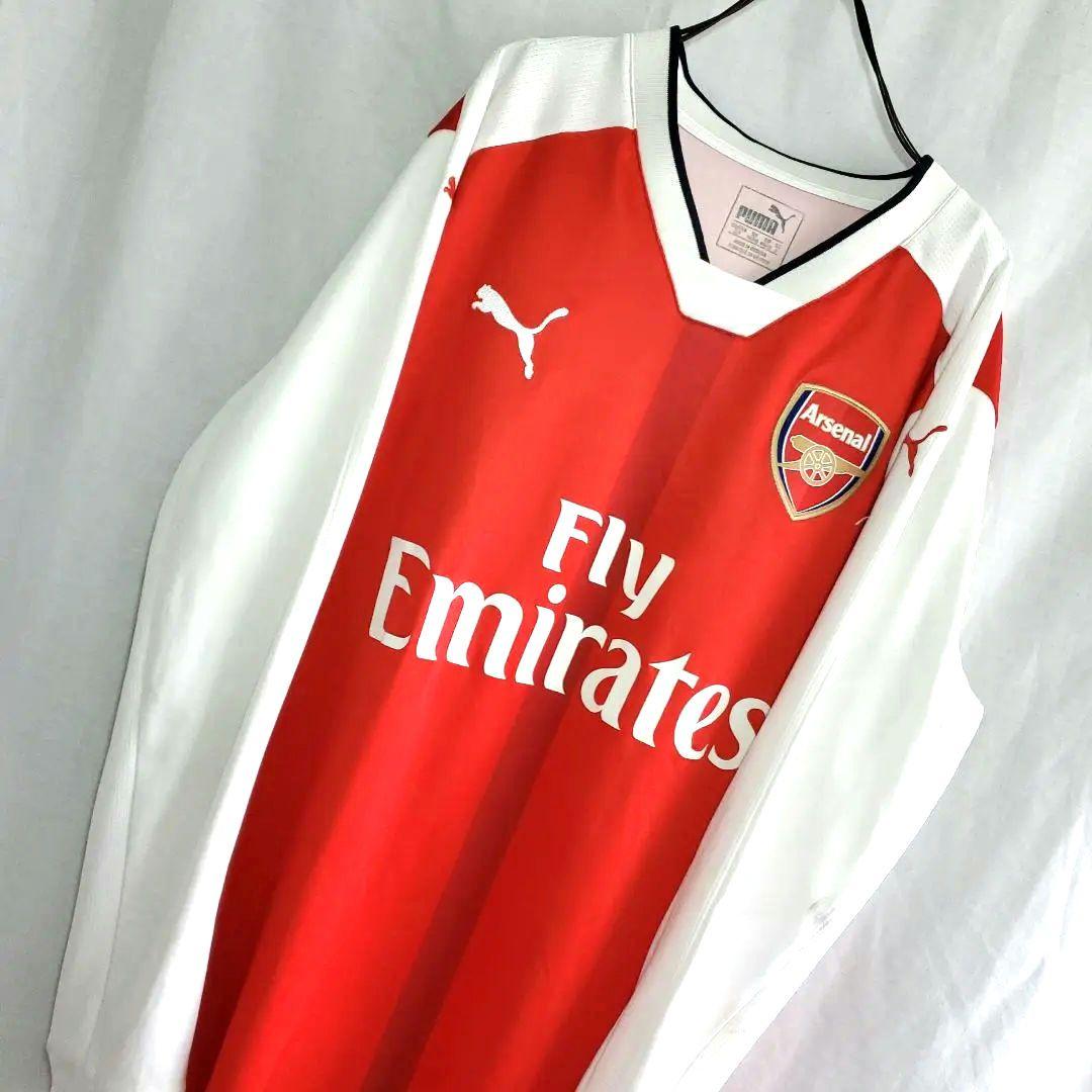 プーマ Arsenal アーセナル　長袖 レプリカ ユニフォーム　赤 ホーム