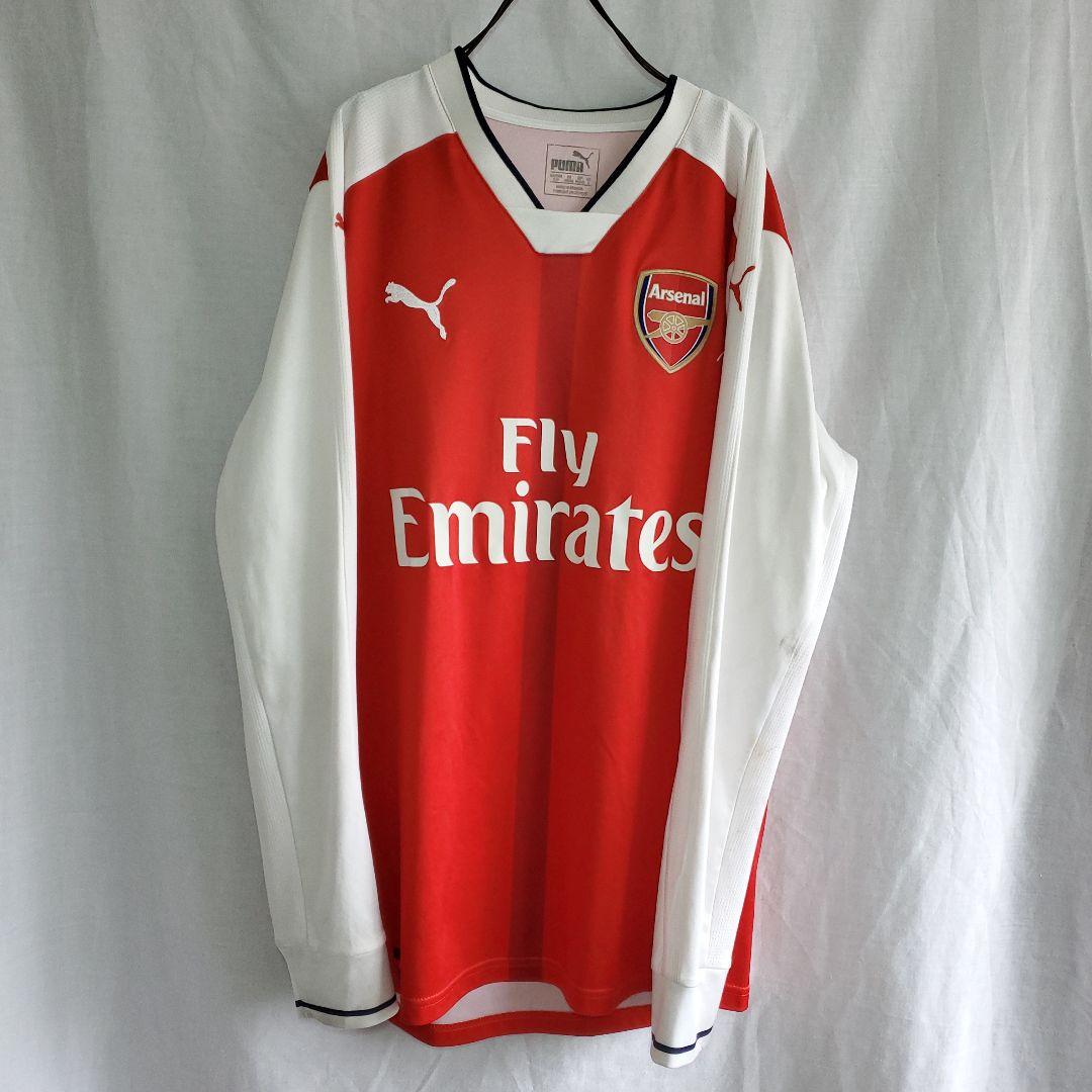 プーマ Arsenal アーセナル　長袖 レプリカ ユニフォーム　赤 ホーム
