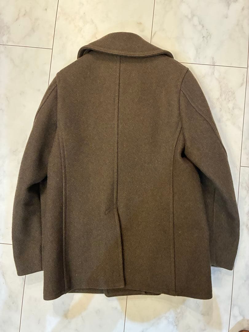 超美品 東洋エンタープライズ、United Carr オリーブ Pコート 36