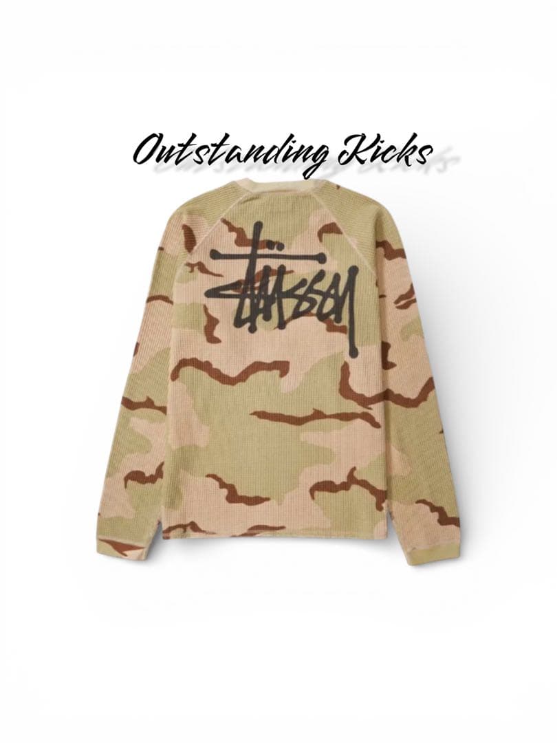 Stussy Basic Stussy Thermal “Sand Camo”