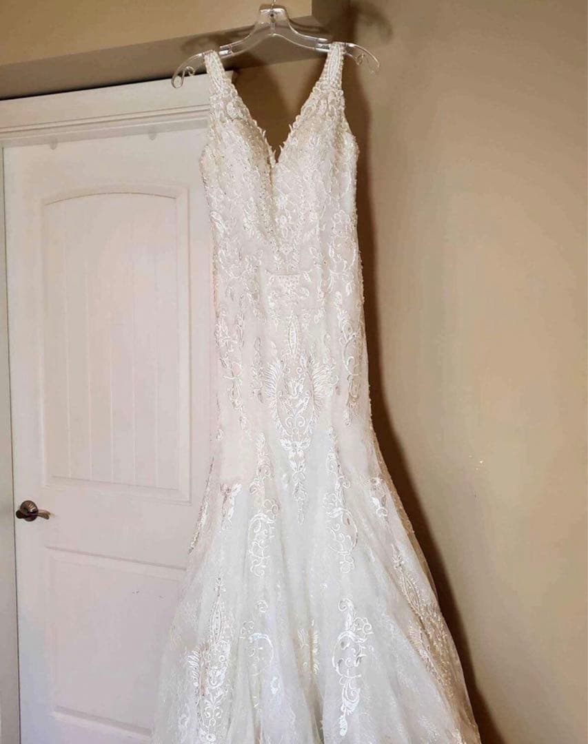 【再値下げ！！】インポート海外ウェディングドレス　size6