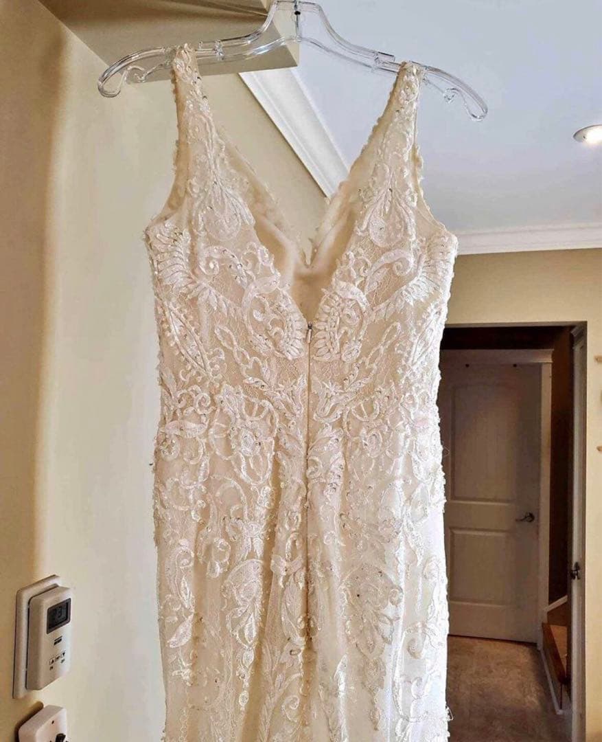 【再値下げ！！】インポート海外ウェディングドレス　size6