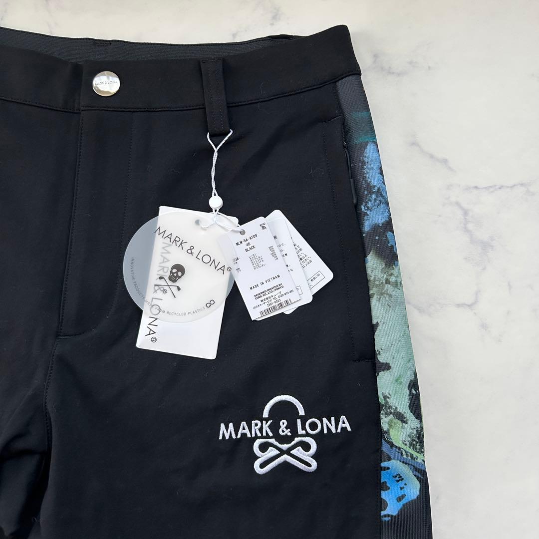 新品タグ付き マークアンドロナ 2025年モデル ハーフパンツ グラフィック