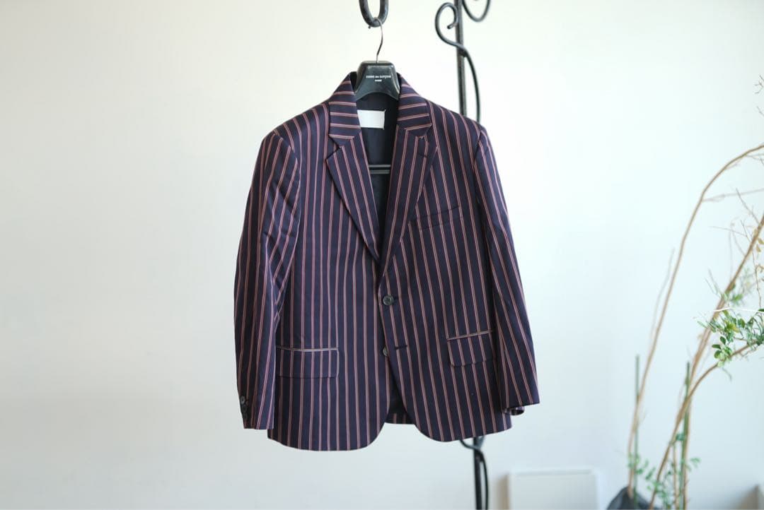 V*E様 美品 maison margiela ジャケットスリング ストライプ