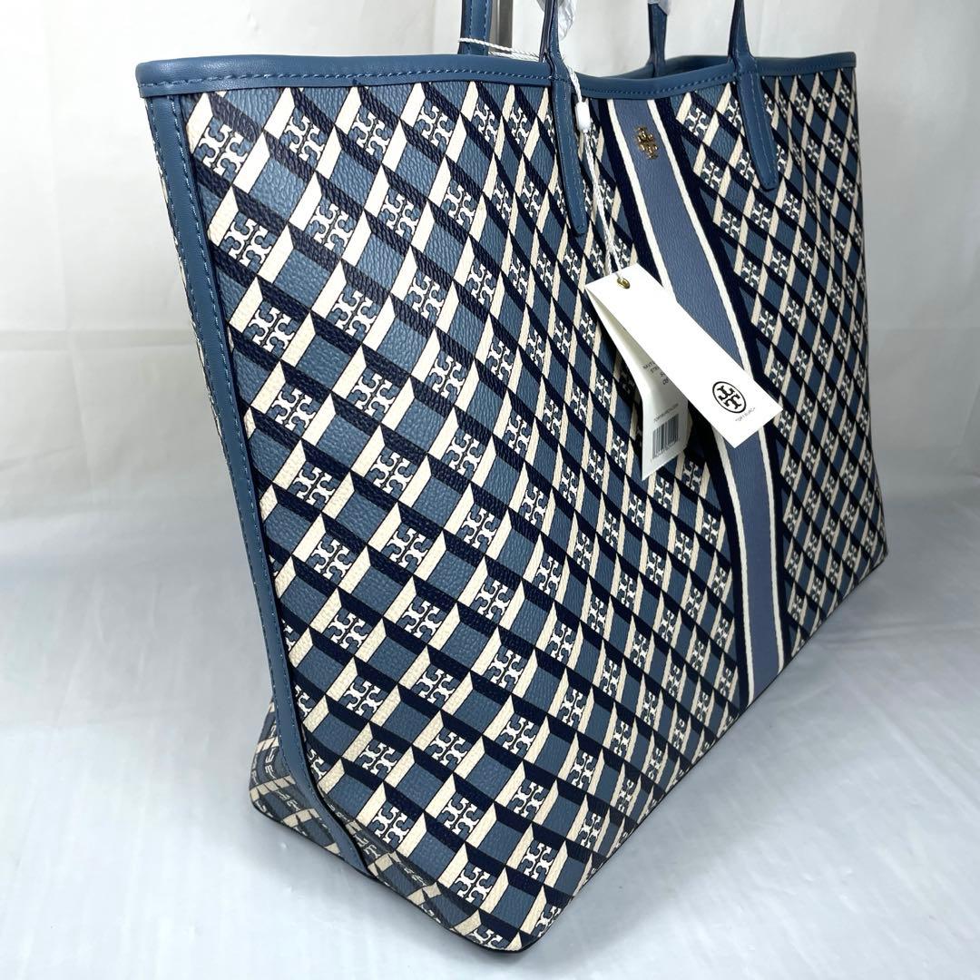 TORY BURCH ★ 未使用 タグ付 トートバッグ ジオロゴ A4 肩掛け