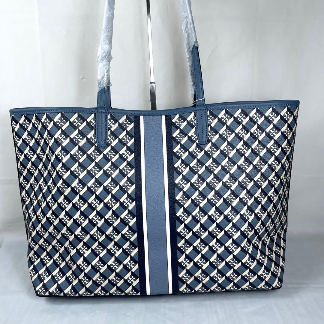 TORY BURCH ★ 未使用 タグ付 トートバッグ ジオロゴ A4 肩掛け