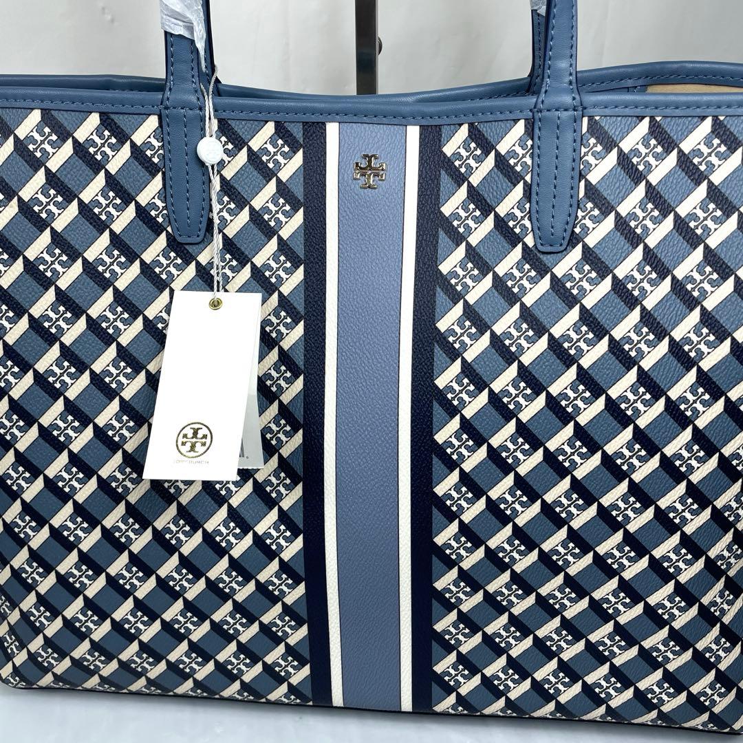 TORY BURCH ★ 未使用 タグ付 トートバッグ ジオロゴ A4 肩掛け