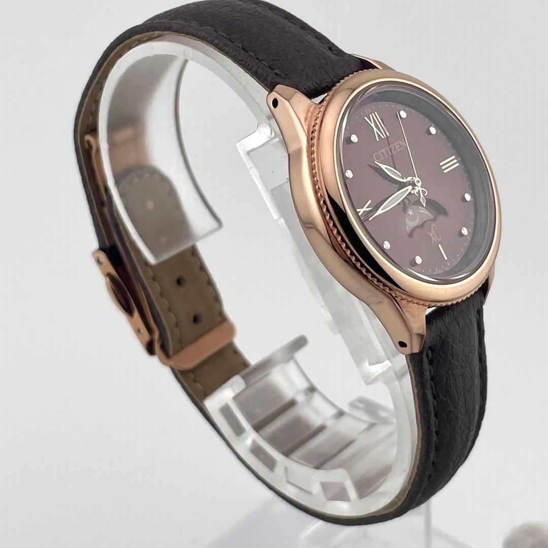 【稼働】シチズン　XC クロスシー　ムーンフェイズ　電波ソーラー　腕時計