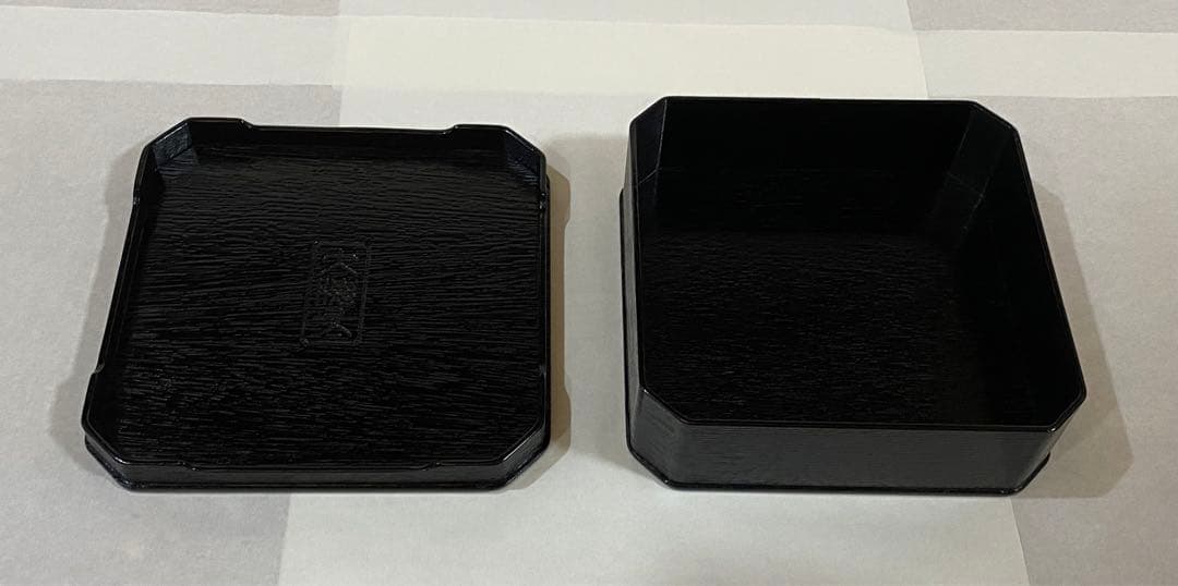 茶道具　大徳寺重　木製本漆　5個