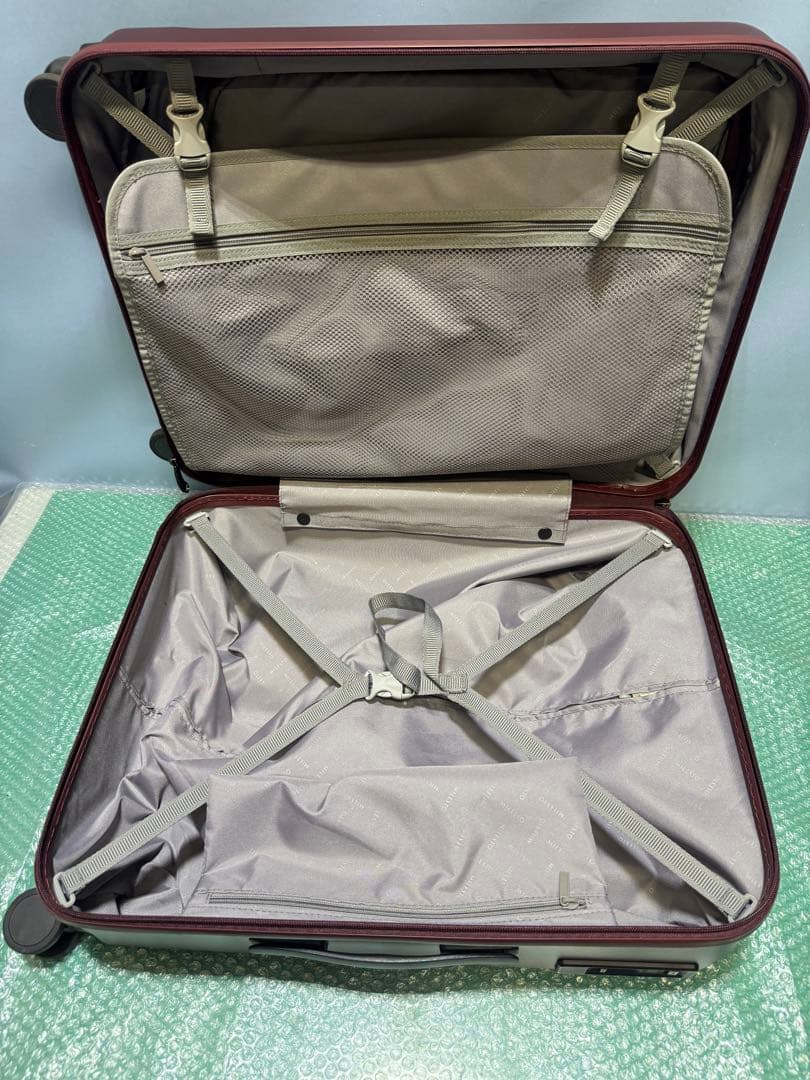 MILESTO UTILITY キャリー キャビンサイズ ストッパー付 レッド