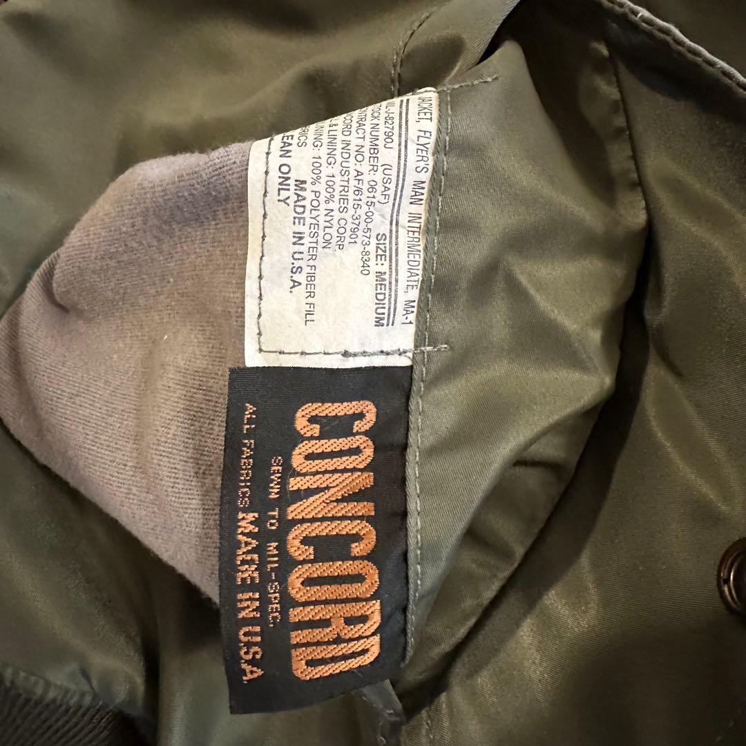 CONCORD MA-1 USA製　フライトジャケット